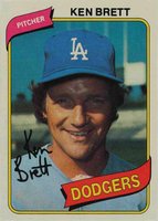 1980 Topps #521 Ken Brett Baseball Card