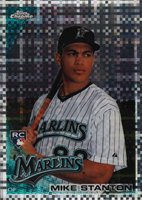 2010 Topps Chrome #190 Mike Stanton Xfractor Baseball Card
