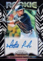 2019 Panini Prizm Rookie Autographs #RAFT Fernando Tatis Jr. Zebra Stripes Baseball Card