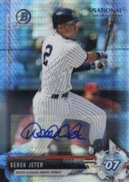 2017 Bowman Chrome National Convention #BNRDK Derek Jeter Refractor-Autograph Baseball Card