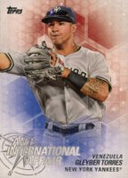 2018 Topps Update an International Affair #IA-50 Gleyber Torres Baseball Card