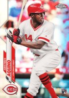 2020 Topps Chrome #111 Aristides Aquino Refractor Baseball Card