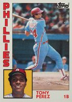 1984 Topps #385 Tony Perez Baseball Card