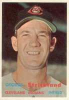 1957 Topps #263 George Strickland Baseball Card