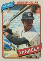 1980 Topps #460 Willie Randolph Baseball Card