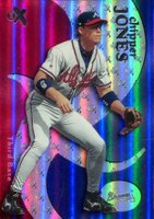 2000 Skybox E-X #10 Chipper Jones Baseball Card