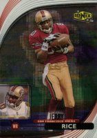 1999 Upper Deck Ionix #52 Jerry Rice Football Card