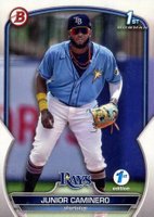 2023 Bowman 1st Edition #BPPF61 Junior Caminero Baseball Card
