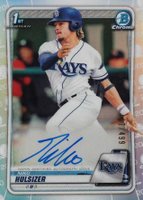 2020 Bowman Chrome Prospect Autographs #CPANH Niko Hulsizer Refractor Baseball Card