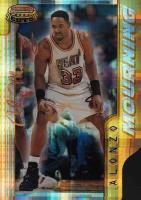 1996 Bowman's Best Cuts #BC8 Alonzo Mourning Atomic Refractor Basketball Card