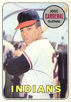 1969 Topps #325 Jose Cardenal Baseball Card