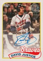 2024 Topps 1989 Topps Baseball Autographs #89BA2DJ David Justice Series 2 Baseball Card