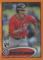 2012 Topps Update #US183 Bryce Harper Orange Baseball Card