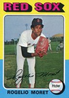 1975 Topps Mini #8 Rogelio Moret Baseball Card