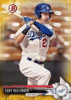 2017 Bowman Prospects #BP149 Cody Bellinger Gold Baseball Card