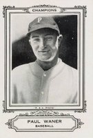 1926 Spalding Champion # Paul Waner Baseball Card