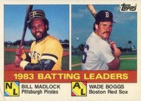 1984 Topps Tiffany #131 Batting Leaders Baseball Card