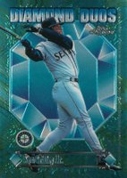 1997 Topps Chrome Diamond Duos #DD3 Jay Buhner/Ken Griffey Jr. Baseball Card
