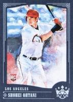 2018 Panini Diamond Kings #76 Shohei Ohtani Facing Left-Blue Frame Baseball Card