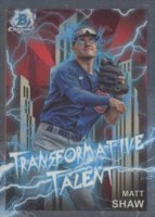 2023 Bowman Draft Transformative Talent #TT7 Matt Shaw Baseball Card