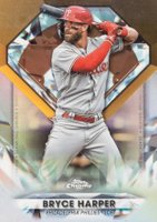 2022 Topps Chrome Update Diamond Greats #DGC70 Bryce Harper Baseball Card