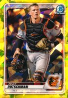 2020 Bowman Draft Chrome Sapphire Edition #BD154 Adley Rutschman Yellow Baseball Card