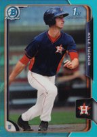 2015 Bowman Draft #75 Kyle Tucker Chrome-Sky Blue Refractor Baseball Card