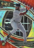 2020 Panini Select #154 Yordan Alvarez Tie-Dye Prizm Baseball Card