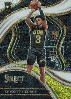 2023 Panini Select #295 Keyonte George White Sparkle Basketball Card