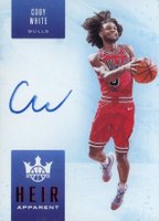 2019 Panini Court Kings Heir Apparent Autographs #CWH Coby White Ruby Basketball Card