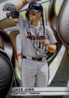 2025 Topps Chrome Black #134 Jace Jung Refractor Baseball Card