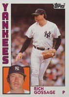 1984 Topps #670 Rich Gossage Baseball Card
