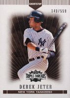 2007 Topps Triple Threads #112 Derek Jeter Sepia Baseball Card