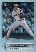 2022 Topps Update #US207 George Kirby Rainbow Foil Baseball Card