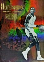 2011 Fleer Retro Metal Championship Hardware #1H Michael Jordan Basketball Card