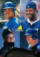 1995 Pinnacle #450 Frank Thomas/Jeff Bagwell/Ken Griffey Jr./Mike Piazza Artist's Proof Baseball Card