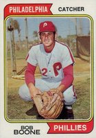 1974 Topps #131 Bob Boone Baseball Card