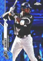 2020 Topps Chrome #60 Luis Robert Blue Wave Refractor Baseball Card