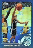 2002 Topps Chrome #78 Tim Duncan Refractor Basketball Card