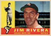 1960 Topps #116 Jim Rivera Baseball Card