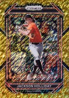 2023 Panini Prizm #160 Jackson Holliday Gold Shimmer Baseball Card