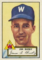 1952 Topps #309 Jim Busby Baseball Card