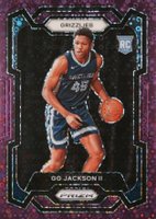 2023 Panini Prizm #179 GG Jackson II Purple Fast Break Basketball Card