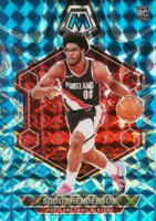2023 Panini Mosaic #216 Scoot Henderson Reactive Blue Basketball Card