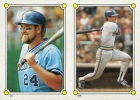 1987 O-Pee-Chee Stickers #38/200 Ken Oberkfell/Paul Molitor Baseball Card