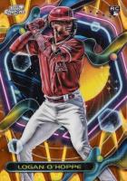 2023 Topps Cosmic Chrome #197 Logan O'Hoppe Orange Galactic Baseball Card