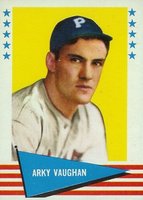 1961 Fleer #148 Arky Vaughan Baseball Card