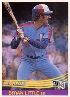 1984 Donruss #157 Bryan Little Baseball Card