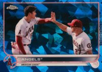 2022 Topps Chrome Sapphire Edition #159 Angels Baseball Card