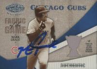 2004 Leaf Certified Materials Fabric of the Game #FG74 Mark Grace Baseball Card